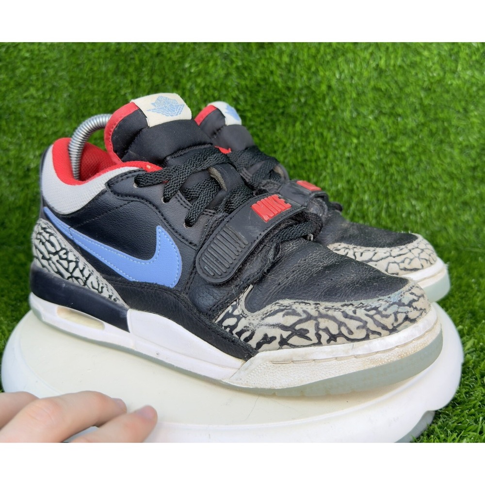 Nike Air Jordan Legacy 312 Low Black Valor Blue (GS) CD9054-004 Shoe Size 6Y